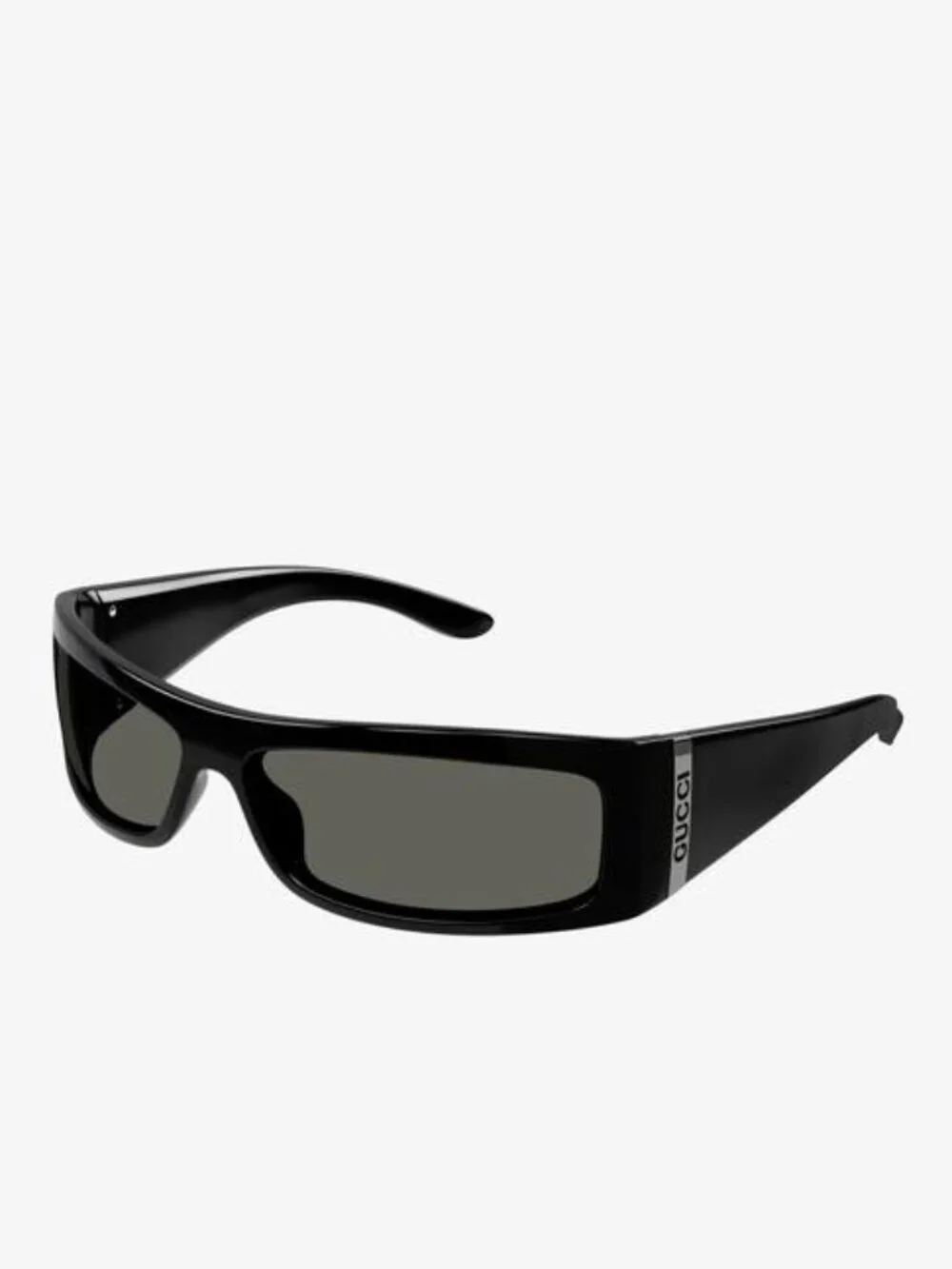NEW GUCCI UNISEX SHIELD BLACK SUNGLASSES GG1492S 007 EYEWEAR